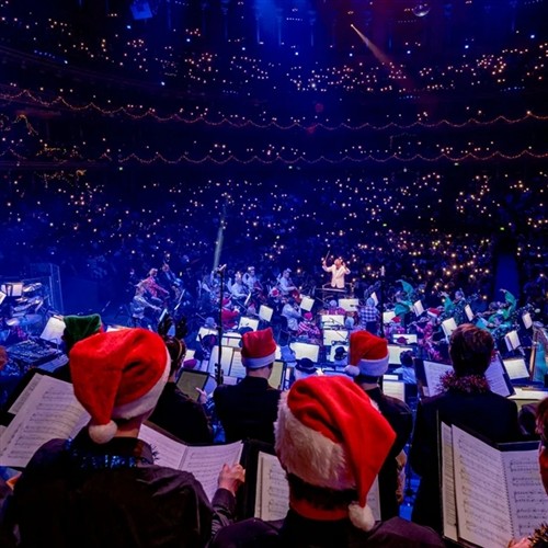 a phot of people performing at the royal albert hall 