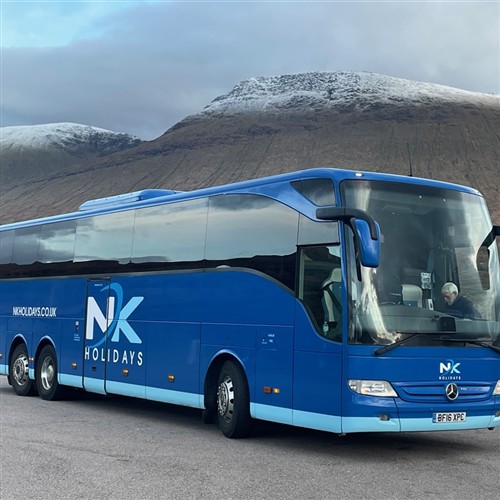 A picture of the NK Holidays Coach 