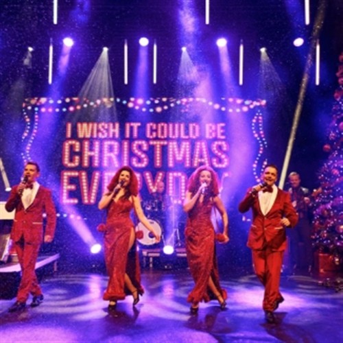 a photo of people performing at step into christmas 