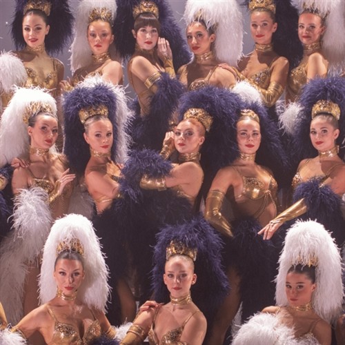 a photo of the thursford performers standing together 