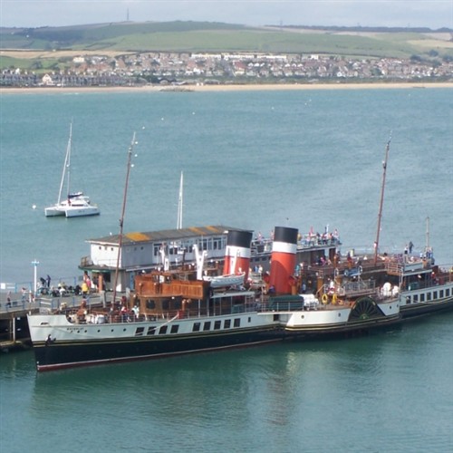A photo of Waverley Paddle Steamer in the water