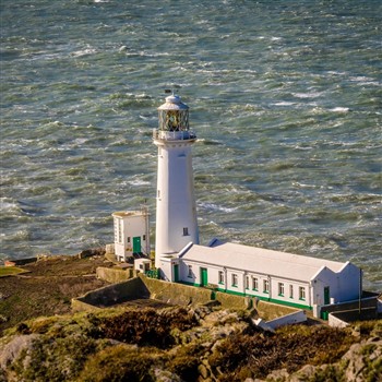 View of South Stack Lighthouse Wales